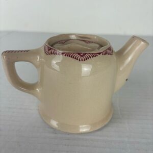 China individual tea pot-diner/restaurant/hotel-cream & red